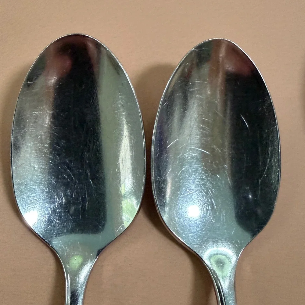 Oneida Rogers Premier La Rose Stainless Flatware Set 9pc Vintage Forks Spoons